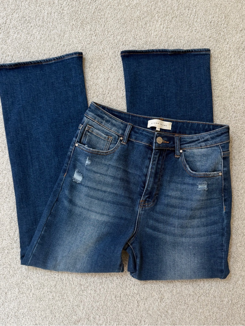 Risen Jeans- Stretch Wide Leg size 11/30